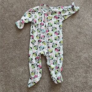 Minnie Mouse Onsie Sleeper Size 6-9 M